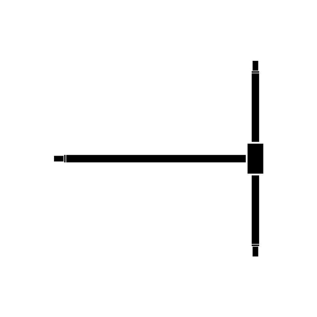 UTENSILERIA - UTENSILI MANUALI - CHIAVI DI MANOVRA - CHIAVI A T PIPA TUBO CROCE