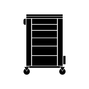 SCAFFALI CONTENITORI E RUOTE - CASSETTIERE CARRELLI ACCESSORI