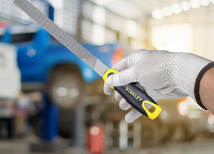 STANLEY SET 3 LIME TRIANGOLARE MEZZATONDA E PIATTA DA MM200