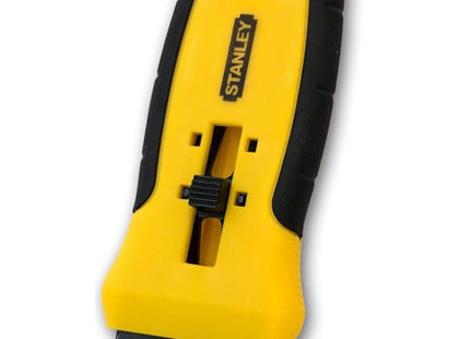 STANLEY RASCHIETTO PER VETRO IMPUGNATURA MORBIDA CON 5 LAME DI RICAMBIO