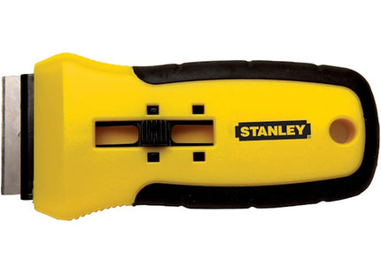 STANLEY RASCHIETTO PER VETRO IMPUGNATURA MORBIDA CON 5 LAME DI RICAMBIO