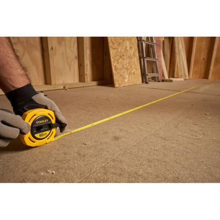 STANLEY ROTELLA METRICA STANLEY NASTRO FIBERGLASS MM12,7 MT 10