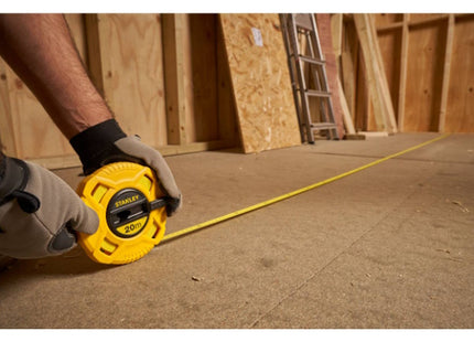 STANLEY ROTELLA METRICA STANLEY NASTRO FIBERGLASS MM12,7 MT 20