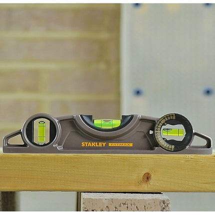 STANLEY LIVELLA MAGNETICA TORPEDO FATMAX IN ALLUMINIO 3 BOLLE CM25