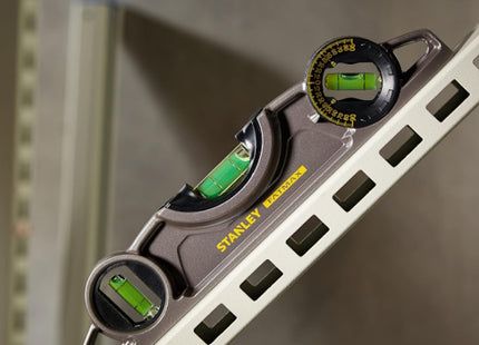 STANLEY LIVELLA MAGNETICA TORPEDO FATMAX IN ALLUMINIO 3 BOLLE CM25