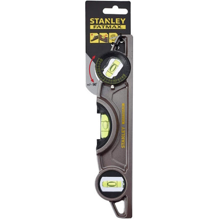 STANLEY LIVELLA MAGNETICA TORPEDO FATMAX IN ALLUMINIO 3 BOLLE CM25