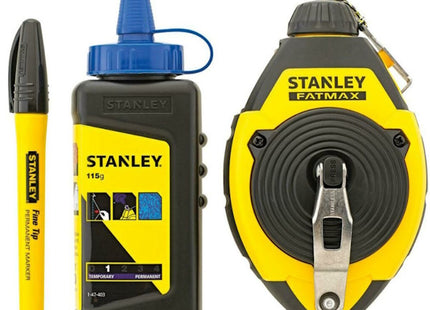 STANLEY SET TRACCIATORE FATMAX FILO MT30 POLVERE BLU GR115 E MARCATORE