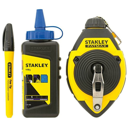 STANLEY SET TRACCIATORE FATMAX FILO MT30 POLVERE BLU GR115 E MARCATORE