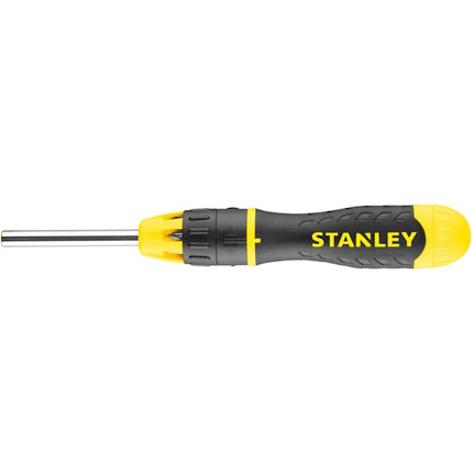 STANLEY PORTAINSERTI BITS MAGNETICO A CRICCHETTO CON 10 INSERTI BITS