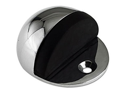 CAL FERMAPORTA A CHIOCCIOLA IN OTTONE CROMATO LUCIDO