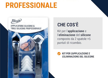 PIGAL SIGILL KIT PER APPLICAZIONE E RIMOZIONE SILICONE IN BLISTER