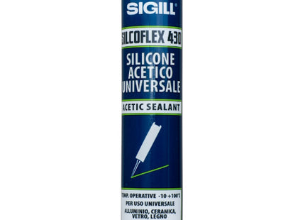 PIGAL SIGILL SILCOFLEX 430 SILICONE ACETICO TRASPARENTE ML280