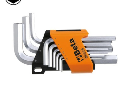 BETA    96/SC9 SERIE 9 CHIAVI MASCHIO ESAGONALI PIEGATE ZINCATE(A2024)