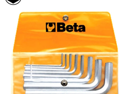 BETA    96/B10 SERIE 10 CHIAVI MASCHIO ESAGONALI PIEGATE CROMATE