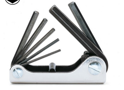 BETA    96N/G7 SERIE 7 CHIAVI MASCHIO ESAGONALI PIEGATE BRUNITE