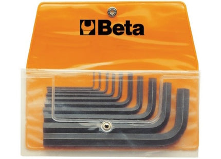 BETA    96N/B10 SERIE 10 CHIAVI MASCHIO ESAGONALI PIEGATE BRUNITE