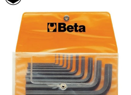 BETA    96N/B10 SERIE 10 CHIAVI MASCHIO ESAGONALI PIEGATE BRUNITE