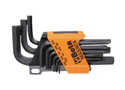 BETA    96AS/SC9 SERIE 9 CHIAVI MASCHIO ESAGONALI BRUNITE A POLLICI