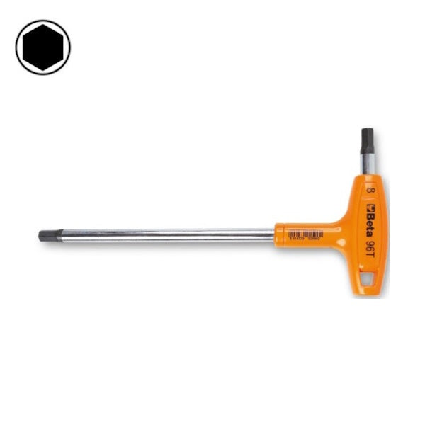 BETA    96T CHIAVE MASCHIO ESAGONALE PIEGATA CON IMPUGNATURA