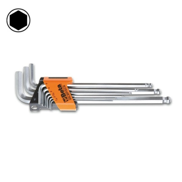 BETA    96LBP/SC9 SERIE 9 CHIAVI MASCHIO ESAGONALI EXTRALUNGHE(A2024)