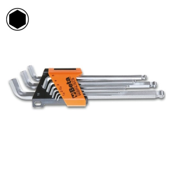 BETA    96BPA/SC9 SERIE 9 CHIAVI MASCHIO ESAGONALI PIEGATE A 110°