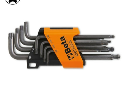 BETA    97BTX/SC8 SERIE 8 CHIAVI MASCHIO PIEGATE SFERICHE TORX(A2024)