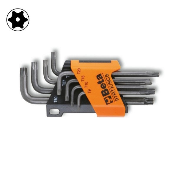 BETA    97RTX/SC8 SERIE 8 CHIAVI MASCHIO PIEGATE TAMPER RESISTANT TORX