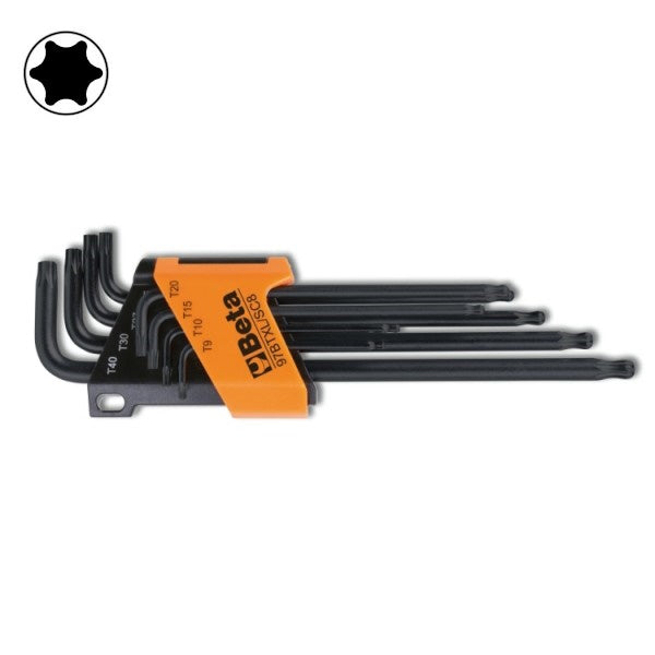 BETA    97BTXL/SC8 SERIE 8 CHIAVI MASCHIO SFERICHE LUNGHE TORX(A2024)