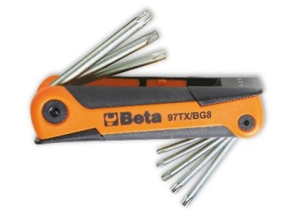 BETA    97TX/BG8 SERIE 8 CHIAVI MASCHIO PIEGATE TORX