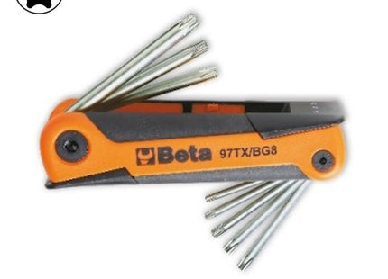 BETA    97TX/BG8 SERIE 8 CHIAVI MASCHIO PIEGATE TORX