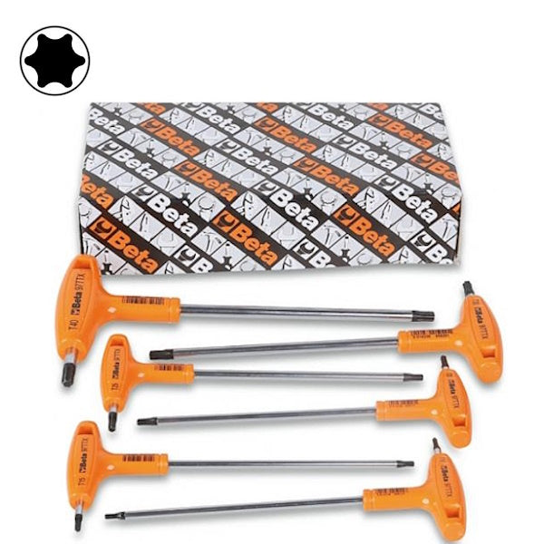 BETA    97TTX/S6 SERIE 6 CHIAVI MASCHIO CON IMPUGNATURA TORX(A2024)
