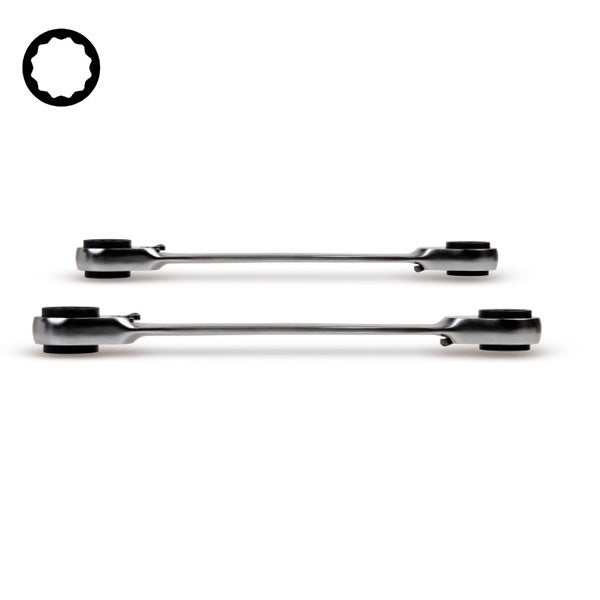 BETA   192/S2 SERIE 2 CHIAVI POLIGONALI A CRICCHETTO REVERSIBILE (A2024)