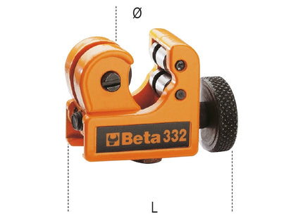 BETA   332 MINI TAGLIATUBI PER RAME E LEGHE LEGGERE (A2024)