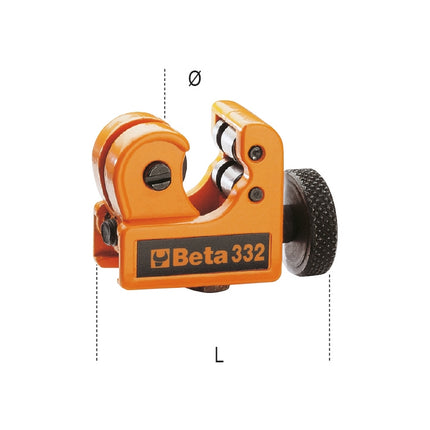 BETA   332 MINI TAGLIATUBI PER RAME E LEGHE LEGGERE (A2024)