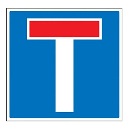 3G ITALIA CARTELLO STRADA CHIUSA PER LAVORI CM60X60 F.309 IN METALLO