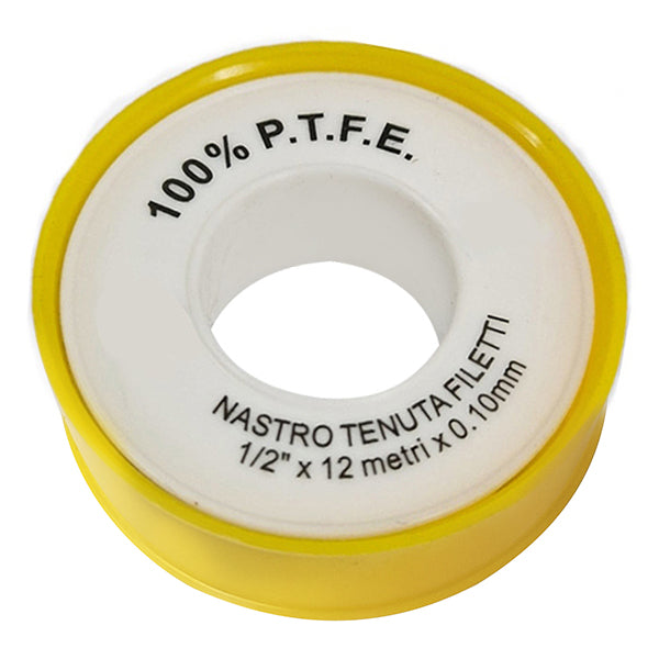 GT COMIS ART1802 NASTRO TEFLON BIANCO PER GAS MM.12X12MT.X0,1