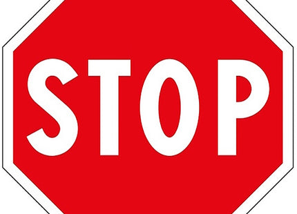 3G ITALIA OTTAGONO FERMARSI E DARE PRECEDENZA "STOP" CM60 F.37  METALLO
