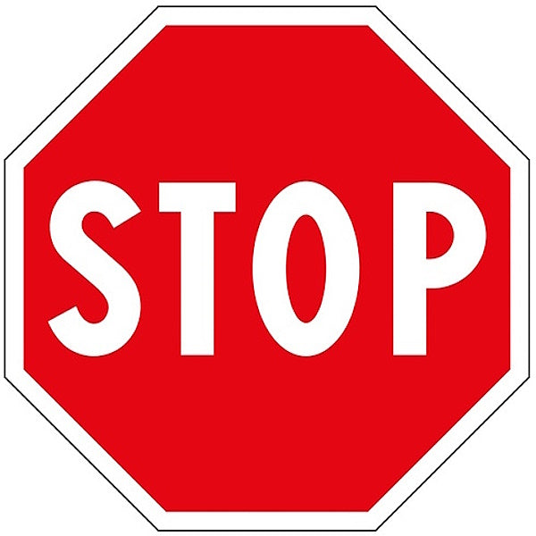 3G ITALIA OTTAGONO FERMARSI E DARE PRECEDENZA "STOP" CM60 F.37  METALLO