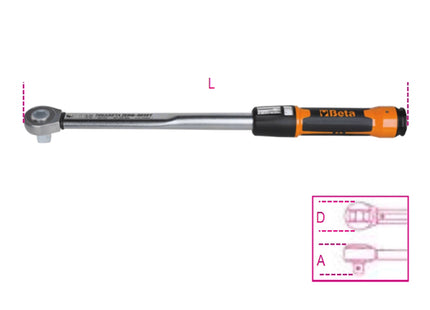 BETA   667/40 CHIAVE DINAMOMETRICA A SCATTO ZERO-RESET DA 3/4"