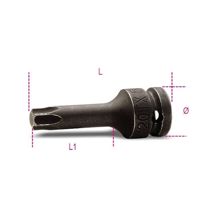 BETA   720TX CHIAVE A BUSSOLA MASCHIO MACCHINA TORX 1/2"