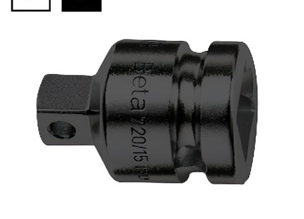 BETA   728/15 RACCORDO MACCHINA QUADRO FEMMINA 3/4" E MASCHIO 1/2"