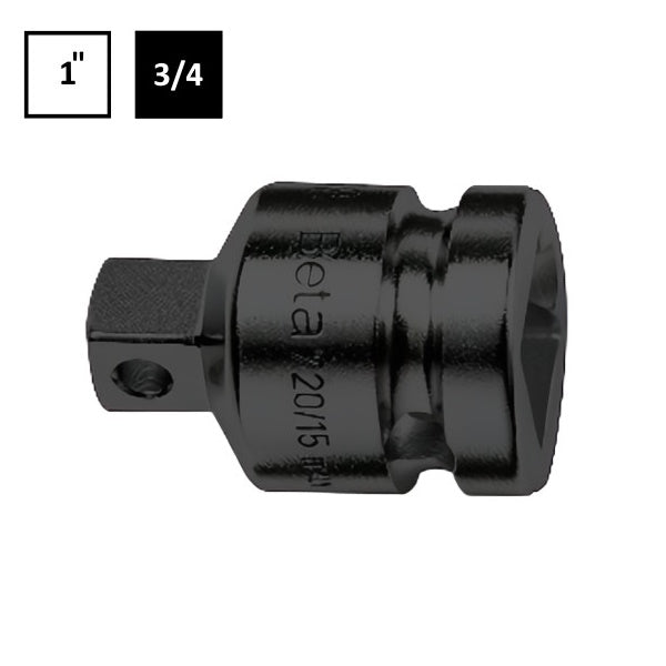 BETA   729/15 RACCORDO MACCHINA QUADRO FEMMINA 1" E MASCHIO 3/4"