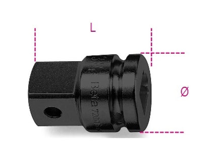 BETA   729/16 RACCORDO MACCHINA QUADRO FEMMINA 1" E MASCHIO 1"1/2