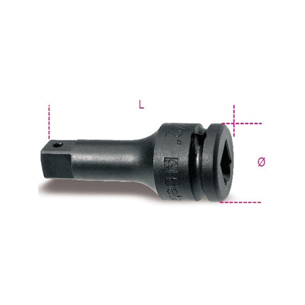 BETA   729/21 PROLUNGA MACCHINA QUADRO MASCHIO E FEMMINA 1" MM175