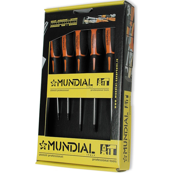 MUNDIAL ART.0073 SERIE DI 5 GIRAVITI PER VITI TORX