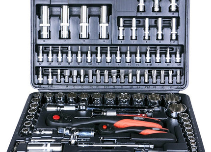 REITOOL CASSETTA CON ASSORTIMENTO CHIAVI A BUSSOLA 1/4"-1/2" PZ94