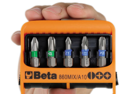 BETA   860MIX/A10 SET INSERTI BITS 10 PEZZI DA 1/4"