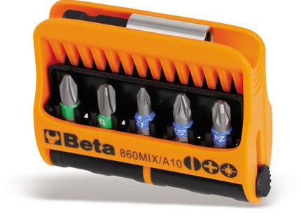 BETA   860MIX/A10 SET INSERTI BITS 10 PEZZI DA 1/4"
