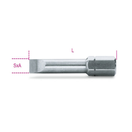 BETA   866LP INSERTO BIT PER VITI A TAGLIO ATTACCO ATTACCO 5/16&quot;
