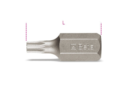 BETA   867XZN INSERTO BIT PER VITI CON INCAVO XZN ATTACCO MM10